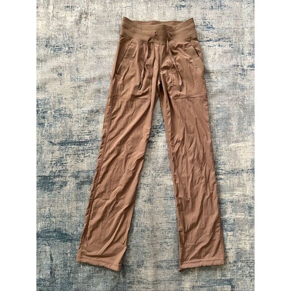Lululemon Taupetastic Dance Studio Mid Rise Regular Length Pants Size 2 - Picture 1 of 7